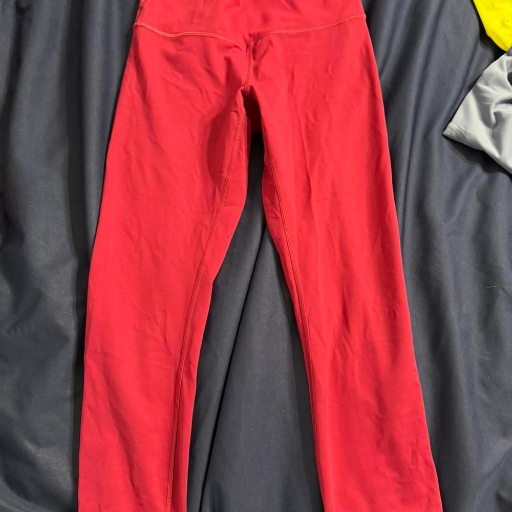 Lululemon red leggings